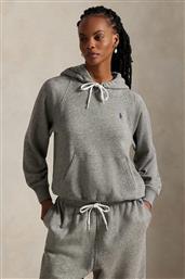 ΜΠΛΟΥΖΑ ΧΡΩΜΑ: ΓΚΡΙ, ΜΕ ΚΟΥΚΟΥΛΑ, 211971691 POLO RALPH LAUREN