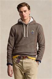 ΜΠΛΟΥΖΑ ΧΡΩΜΑ: ΓΚΡΙ, ΜΕ ΚΟΥΚΟΥΛΑ, 710951639 POLO RALPH LAUREN