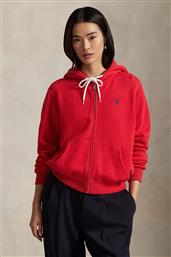 ΜΠΛΟΥΖΑ ΧΡΩΜΑ: ΚΟΚΚΙΝΟ, ΜΕ ΚΟΥΚΟΥΛΑ, 211971699 POLO RALPH LAUREN