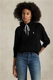 ΜΠΛΟΥΖΑ ΧΡΩΜΑ: ΜΑΥΡΟ, ΜΕ ΚΟΥΚΟΥΛΑ, 211971691 POLO RALPH LAUREN