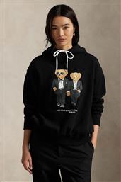 ΜΠΛΟΥΖΑ ΧΡΩΜΑ: ΜΑΥΡΟ, ΜΕ ΚΟΥΚΟΥΛΑ, 211A87106 POLO RALPH LAUREN