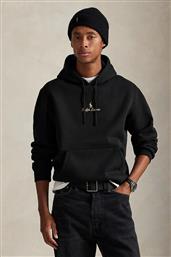 ΜΠΛΟΥΖΑ ΧΡΩΜΑ: ΜΑΥΡΟ, ΜΕ ΚΟΥΚΟΥΛΑ, 710981781 POLO RALPH LAUREN