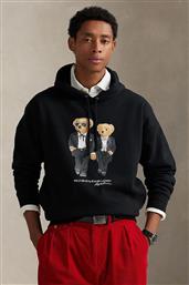 ΜΠΛΟΥΖΑ ΧΡΩΜΑ: ΜΑΥΡΟ, ΜΕ ΚΟΥΚΟΥΛΑ, 710981802 POLO RALPH LAUREN