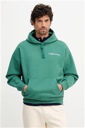 ΜΠΛΟΥΖΑ LONG SLEEVE SWEATSHIRT ΧΡΩΜΑ: ΠΡΑΣΙΝΟ, ΜΕ ΚΟΥΚΟΥΛΑ, 710961135 POLO RALPH LAUREN
