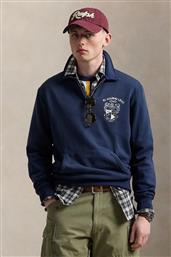 ΜΠΛΟΥΖΑ LSZIPMNM1 LONG SLEEVE ΧΡΩΜΑ: ΝΑΥΤΙΚΟ ΜΠΛΕ, 710971834 POLO RALPH LAUREN
