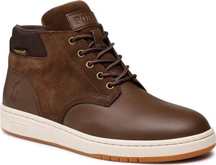 ΜΠΟΤΙΝΙΑ SNEAKER BOOT 809855863003 ΚΑΦΕ POLO RALPH LAUREN