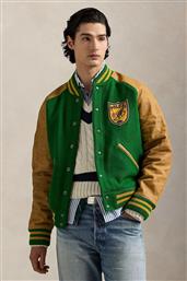 ΜΠΟΥΦΑΝ LTTRMN JKT LINED ΧΡΩΜΑ: ΠΡΑΣΙΝΟ, 710970577 POLO RALPH LAUREN