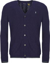 ΜΠΟΥΦΑΝ / ΖΑΚΕΤΕΣ GILET EN MAILLE TORSADEE LAINE CACHEMIRE POLO RALPH LAUREN