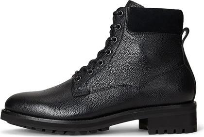 ΔΕΡΜΑΤΙΝΑ ΠΑΠΟΥΤΣΙΑ BRYSON MD FD BOOTS ΑΝΔΡΙΚΑ, ΧΡΩΜΑ: ΜΑΥΡΟ, 812974121001 POLO RALPH LAUREN