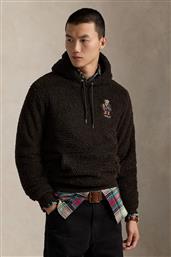 ΦΛΙΣ ΜΠΟΥΦΑΝ ΧΡΩΜΑ: ΚΑΦΕ, ΜΕ ΚΟΥΚΟΥΛΑ, 710981798 POLO RALPH LAUREN