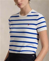 ΓΥΝΑΙΚΕΙΑ ΚΟΝΤΟΜΑΝΙΚΗ ΠΛΕΚΤΗ ΜΠΛΟΥΖΑ - STRIPE SS PO SHORT SLEEVE 211891886006 400 POLO RALPH LAUREN