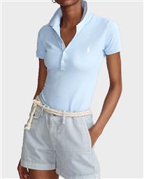 ΓΥΝΑΙΚΕΙΑ ΚΟΝΤΟΜΑΝΙΚΗ POLO ΜΠΛΟΥΖΑ - JULIE POLO-SLIM-SHORT SLEEVE POLO RALPH LAUREN