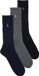 HIGH SOCKS CREW W/PP CREW 3 PACK POLO RALPH LAUREN