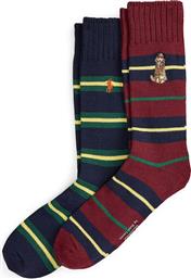ΚΑΛΤΣΕΣ 2-PACK ΧΡΩΜΑ: ΠΟΛΥΧΡΩΜΟ, 449P04700 POLO RALPH LAUREN