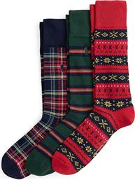 ΚΑΛΤΣΕΣ 3-PACK ΧΡΩΜΑ: ΠΟΛΥΧΡΩΜΟ, 449P04715 POLO RALPH LAUREN