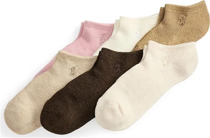 ΚΑΛΤΣΕΣ 6-PACK ΧΡΩΜΑ: ΜΠΕΖ, 455982966 POLO RALPH LAUREN