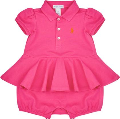 ΚΟΝΤΑ ΦΟΡΕΜΑΤΑ SS PEPLUM BU-ONE PIECE-SHORTALL POLO RALPH LAUREN