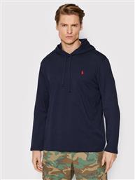 LONGSLEEVE 710847203013 ΣΚΟΥΡΟ ΜΠΛΕ REGULAR FIT POLO RALPH LAUREN