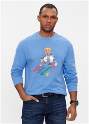 LONGSLEEVE 710897346003 ΜΠΛΕ CLASSIC FIT POLO RALPH LAUREN