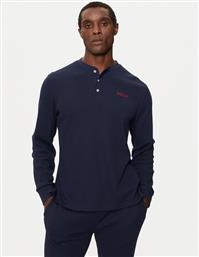 LONGSLEEVE 714950609002 ΣΚΟΥΡΟ ΜΠΛΕ SLIM FIT POLO RALPH LAUREN