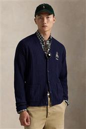 ΜΑΛΛΙΝΗ ΖΑΚΕΤΑ ΧΡΩΜΑ: ΝΑΥΤΙΚΟ ΜΠΛΕ, 710979094 POLO RALPH LAUREN
