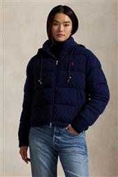 ΜΑΛΛΙΝΟ ΜΠΟΥΦΑΝ ΧΡΩΜΑ: ΝΑΥΤΙΚΟ ΜΠΛΕ, 211A92614 POLO RALPH LAUREN