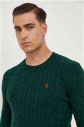 ΜΑΛΛΙΝΟ ΠΟΥΛΟΒΕΡ ΑΝΔΡΙΚΑ, ΧΡΩΜΑ: ΠΡΑΣΙΝΟ POLO RALPH LAUREN