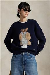 ΜΑΛΛΙΝΟ ΠΟΥΛΟΒΕΡ ΧΡΩΜΑ: ΝΑΥΤΙΚΟ ΜΠΛΕ, 211972139 POLO RALPH LAUREN
