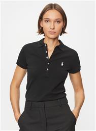 POLO 211870245005 ΜΑΥΡΟ SLIM FIT POLO RALPH LAUREN