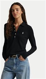 POLO 211958949002 ΜΑΥΡΟ REGULAR FIT POLO RALPH LAUREN