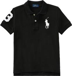 POLO 322670257015 ΜΑΥΡΟ REGULAR FIT POLO RALPH LAUREN