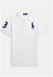 POLO 323708861112 ΛΕΥΚΟ REGULAR FIT POLO RALPH LAUREN