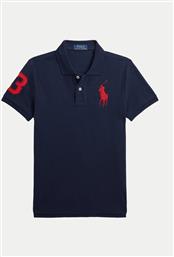 POLO 323708861113 ΣΚΟΥΡΟ ΜΠΛΕ REGULAR FIT POLO RALPH LAUREN από το MODIVO