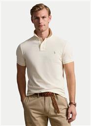 POLO 710536856417 ΕΚΡΟΥ SLIM FIT POLO RALPH LAUREN