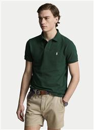 POLO 710536856425 ΠΡΑΣΙΝΟ SLIM FIT POLO RALPH LAUREN