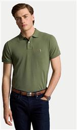 POLO 710536856436 ΠΡΑΣΙΝΟ SLIM FIT POLO RALPH LAUREN