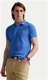 POLO 710536856442 ΜΠΛΕ SLIM FIT POLO RALPH LAUREN