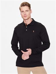 POLO 710671785002 ΜΑΥΡΟ SLIM FIT POLO RALPH LAUREN
