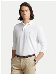 POLO 710680790001 ΛΕΥΚΟ CUSTOM SLIM FIT POLO RALPH LAUREN