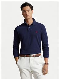 POLO 710680790046 ΣΚΟΥΡΟ ΜΠΛΕ CUSTOM SLIM FIT POLO RALPH LAUREN από το MODIVO