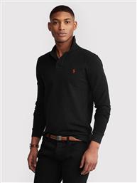 POLO 710681126037 ΜΑΥΡΟ SLIM FIT POLO RALPH LAUREN