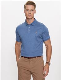 POLO 710713130008 ΜΠΛΕ CUSTOM SLIM FIT POLO RALPH LAUREN