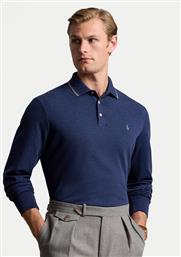 POLO 710884588002 ΣΚΟΥΡΟ ΜΠΛΕ CUSTOM SLIM FIT POLO RALPH LAUREN από το MODIVO