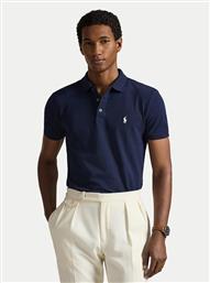 POLO 710941439038 ΣΚΟΥΡΟ ΜΠΛΕ CUSTOM SLIM FIT POLO RALPH LAUREN