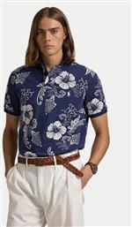 POLO 710956684001 ΣΚΟΥΡΟ ΜΠΛΕ CUSTOM SLIM FIT POLO RALPH LAUREN