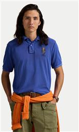 POLO 710958188001 ΜΠΛΕ REGULAR FIT POLO RALPH LAUREN από το MODIVO