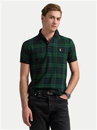 POLO 710962013001 ΠΡΑΣΙΝΟ CUSTOM SLIM FIT POLO RALPH LAUREN