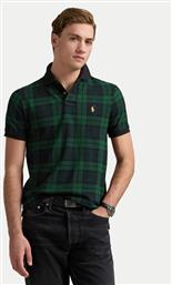 POLO 710962013001 ΠΡΑΣΙΝΟ CUSTOM SLIM FIT POLO RALPH LAUREN από το MODIVO