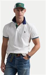 POLO 710963479001 ΛΕΥΚΟ CUSTOM SLIM FIT POLO RALPH LAUREN