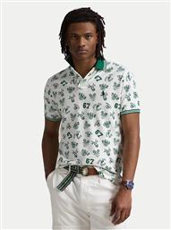 POLO 710963484001 ΛΕΥΚΟ CUSTOM SLIM FIT POLO RALPH LAUREN